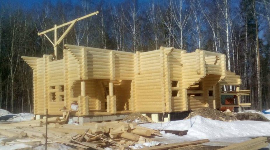 Ведется строительство дома в д. Бугры Нижегородской области